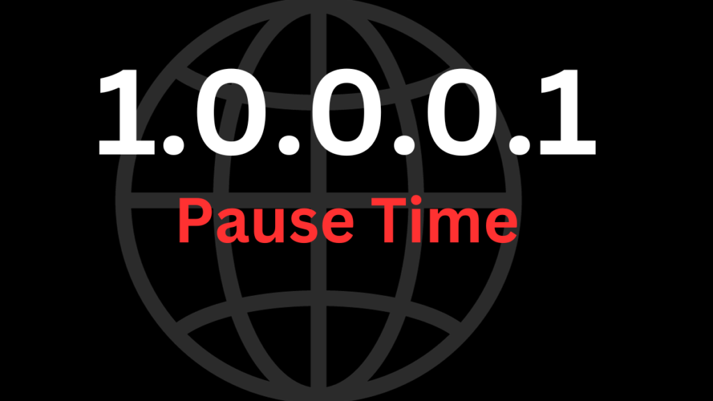 10.0.0.1 pause time